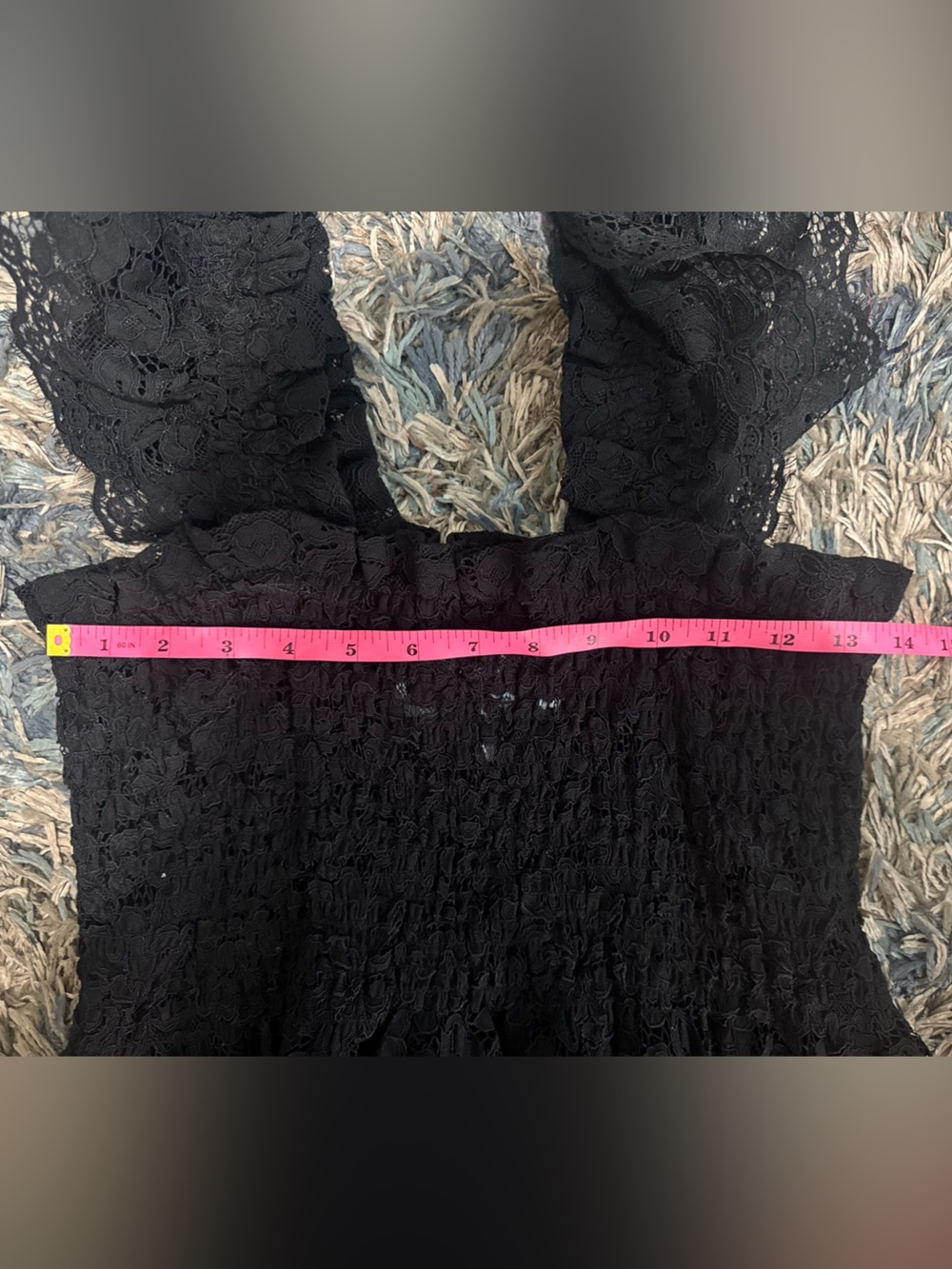 Hill House Collector's Edition The Lace Ellie Nap Dress - Black -Size medium - Picture 10 of 12